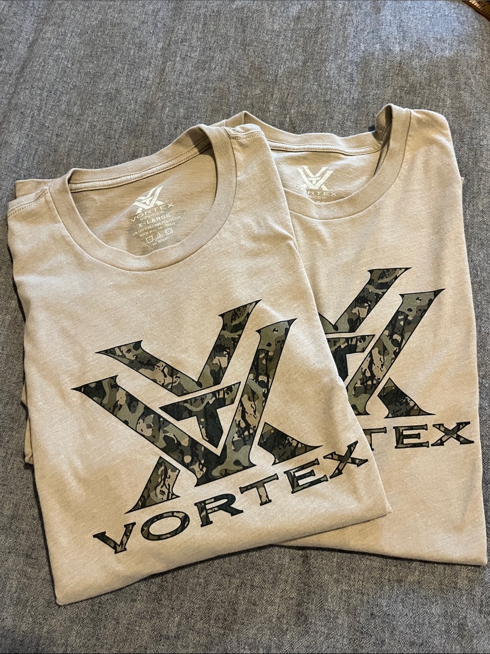 Vortex Optics x Sportsman's Warehouse Camo Logo Graphic Tee (2) Coyote Brown XL